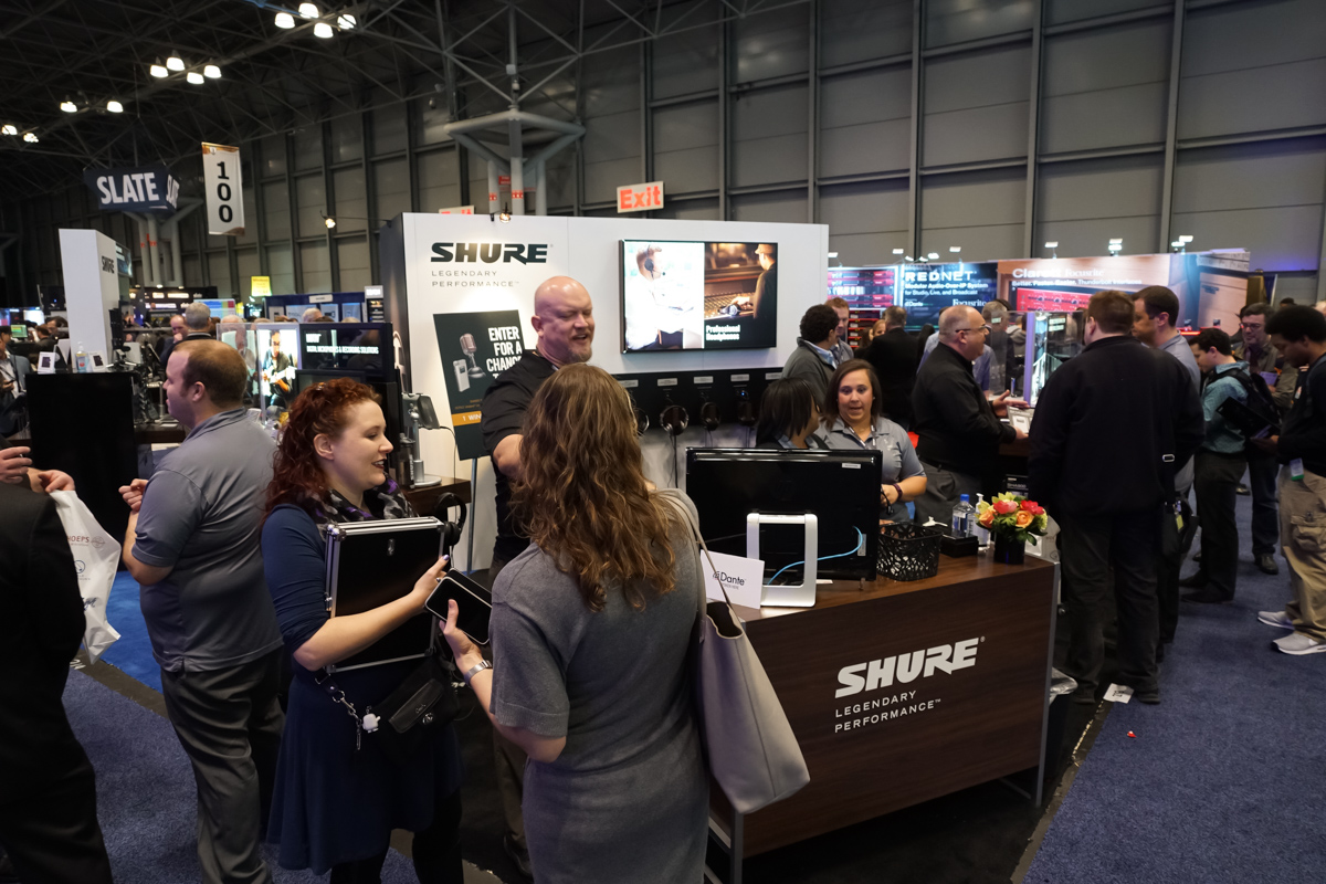 AES2015 Day1 : SHURE